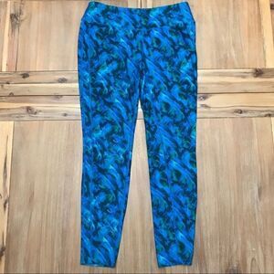 NWOT Tangerine Brand Yoga Leggings Blue/Green